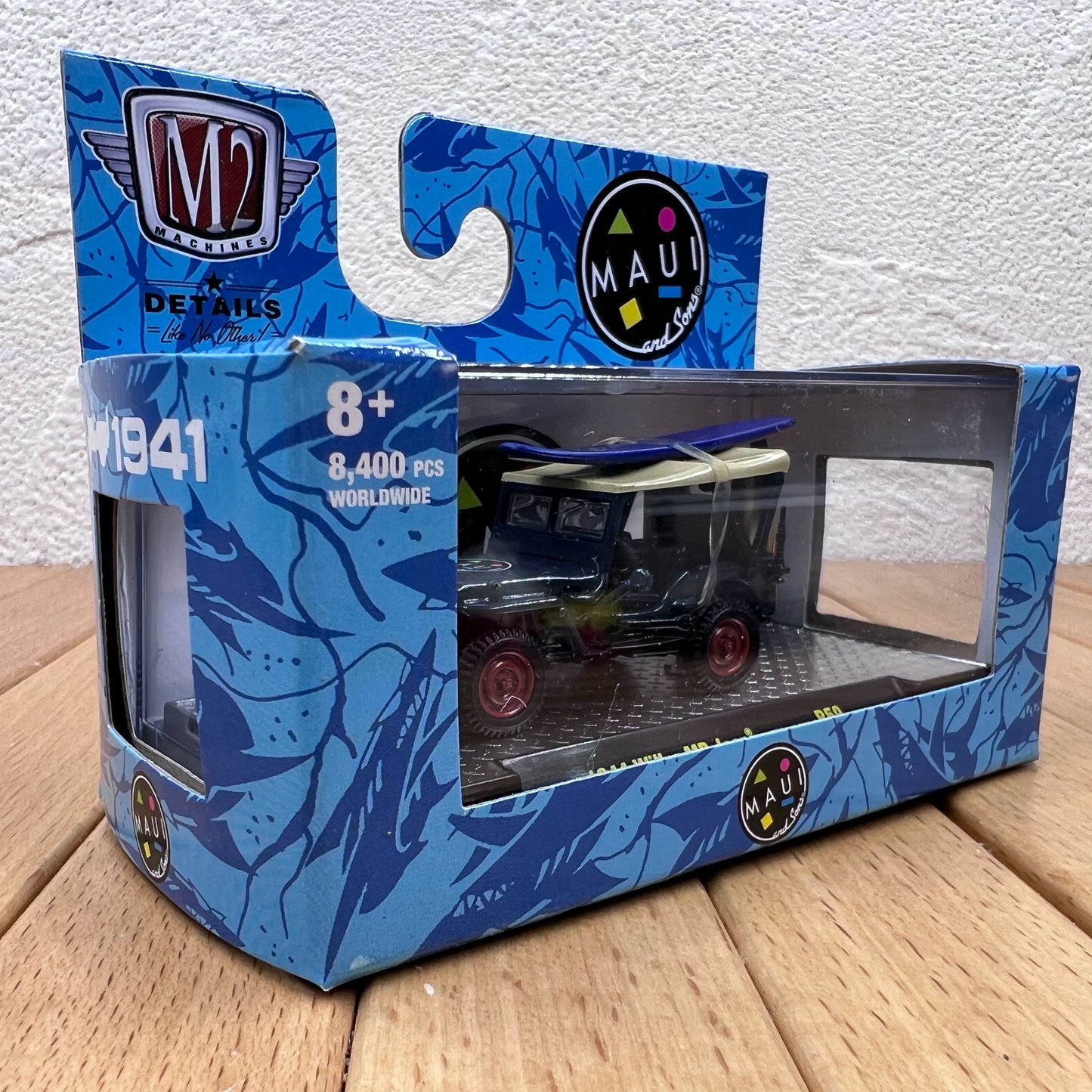 1/64 Scale 1944 Willys MB Jeep Off-Road Utility Truck Diecast Model