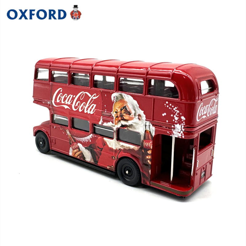 1/76 Scale AEC Routemaster Double-Decker Bus Xmas Diecast Model
