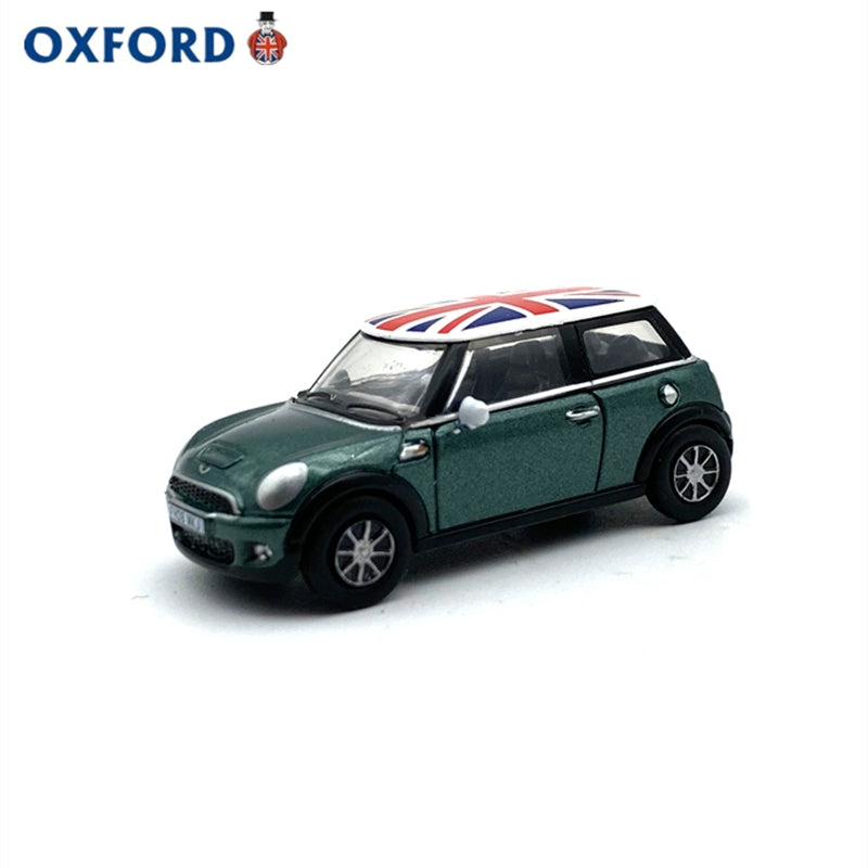 1/76 Scale Mini Cooper S Green Diecast Model Car