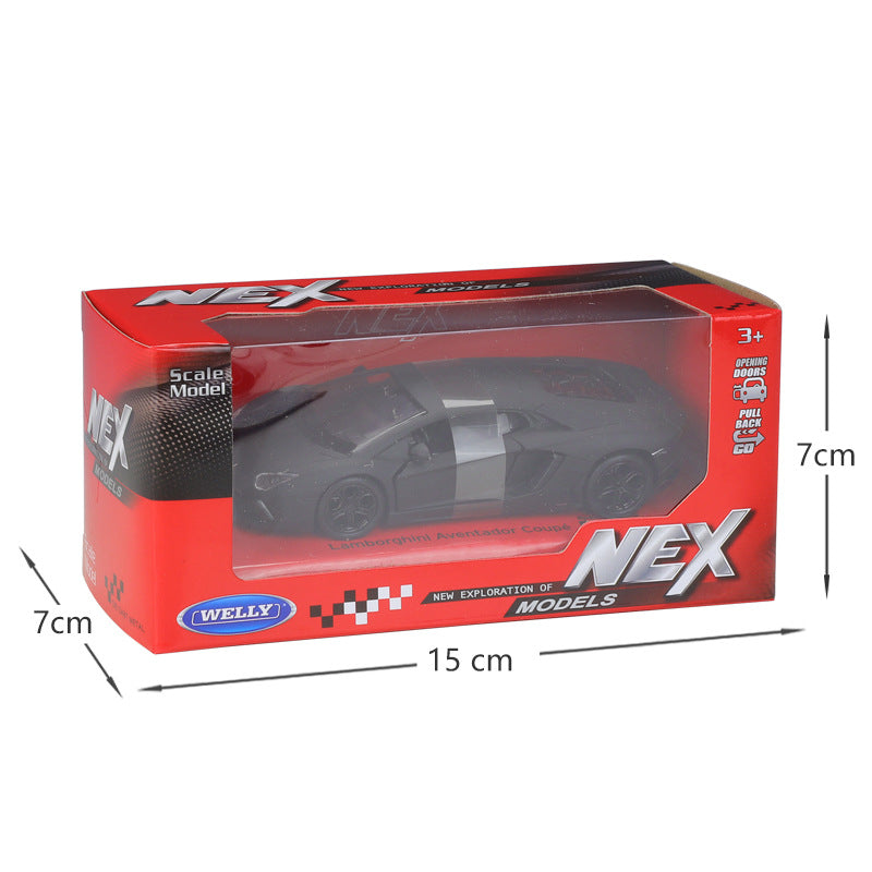 1/36 Scale Lamborghini Aventador LP 700-4 Sports Car Diecast Model Pull Back Toy