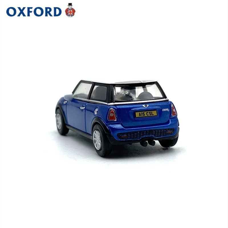 1/76 Scale Mini Cooper S Blue Diecast Model Car
