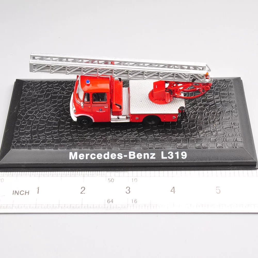 1/72 Scale Mercedes-Benz L 319 Fire Truck Diecast Model