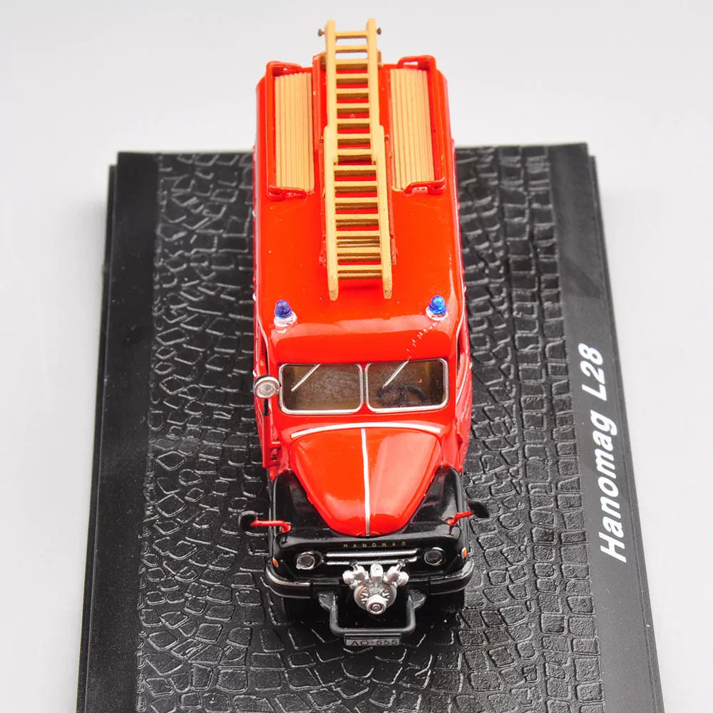 1/72 Scale Hanomag L 28 Fire Truck Diecast Model