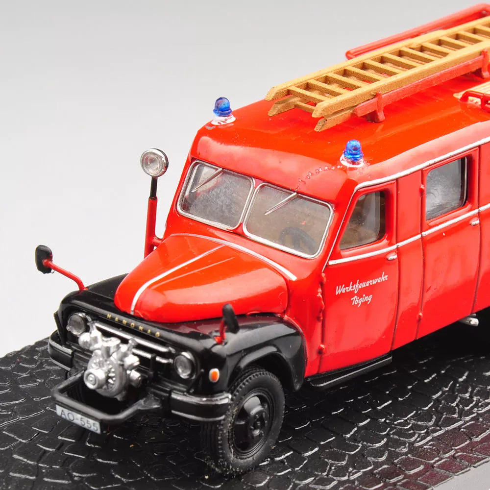 1/72 Scale Hanomag L 28 Fire Truck Diecast Model