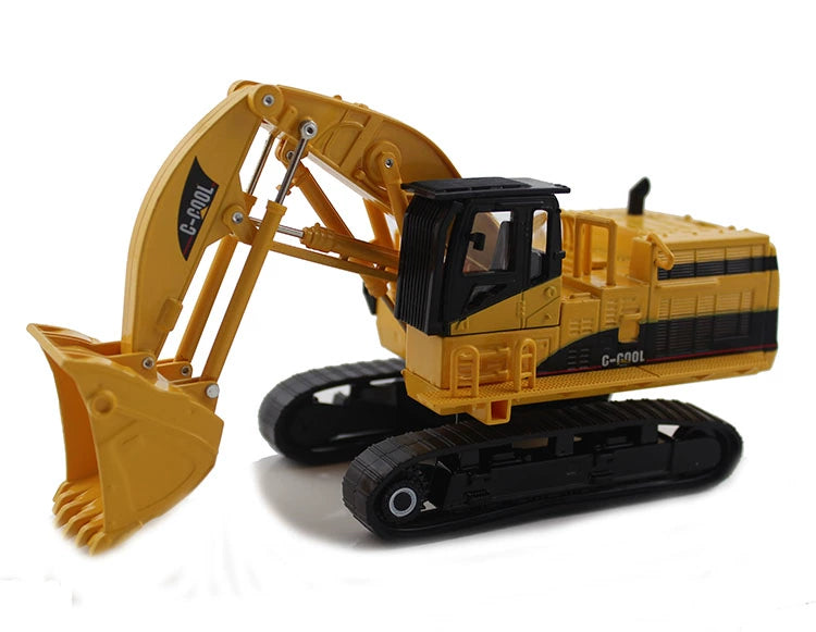 1/64 Scale Heavy Machinery Construction Vehicles Excavator Loader Paver Bulldozer Truck Collection Diecast Model
