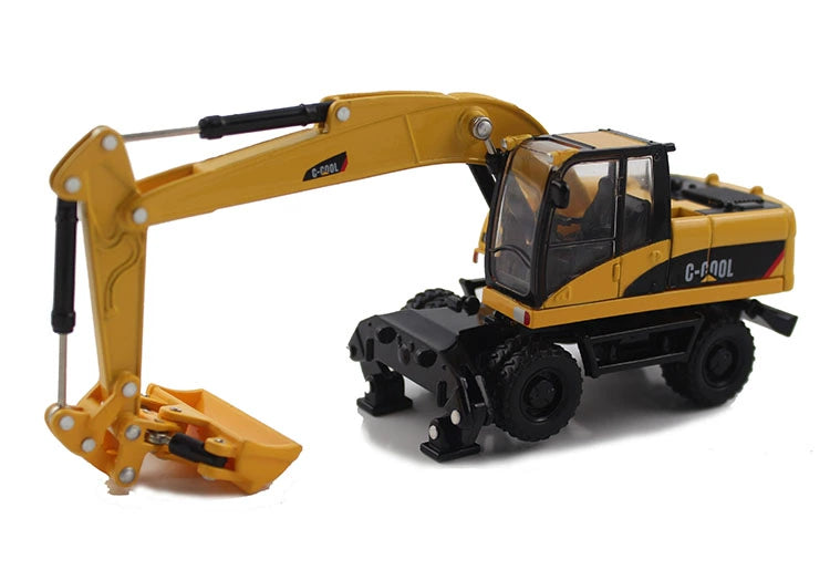 1/64 Scale Heavy Machinery Construction Vehicles Excavator Loader Paver Bulldozer Truck Collection Diecast Model