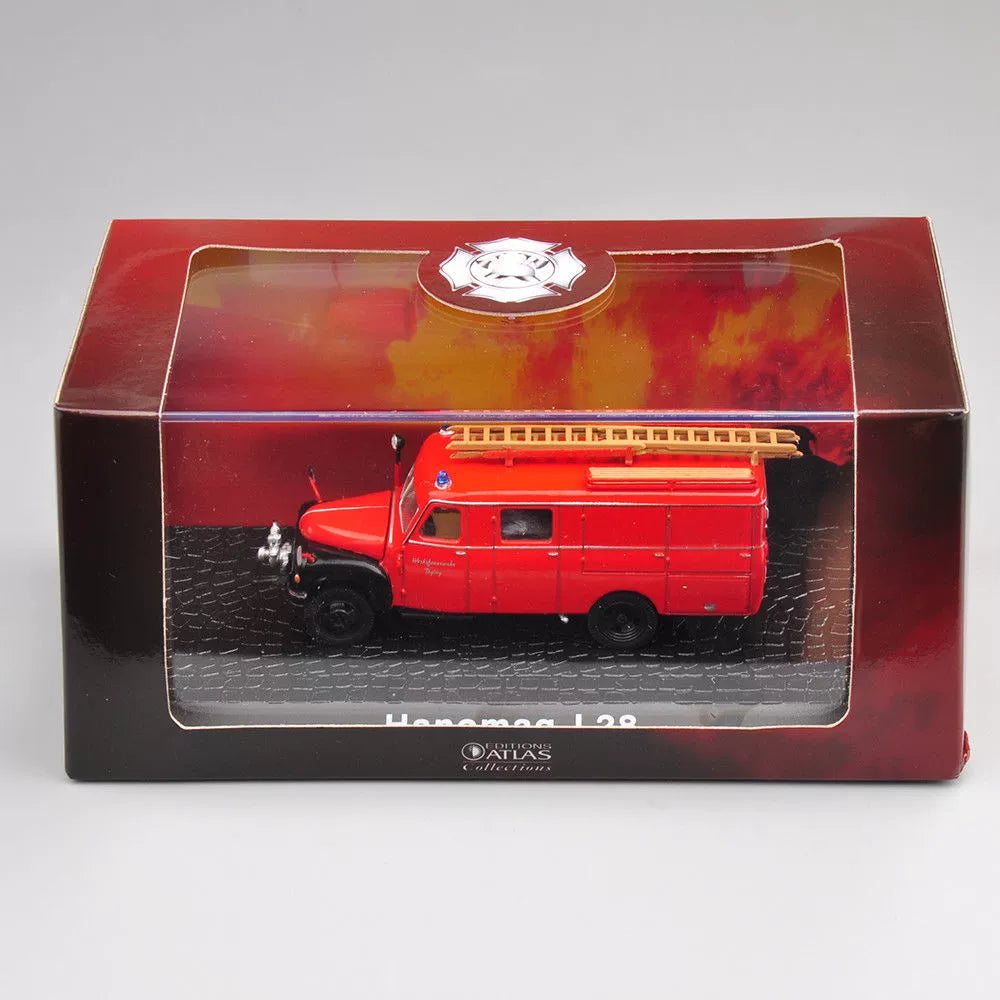 1/72 Scale Hanomag L 28 Fire Truck Diecast Model