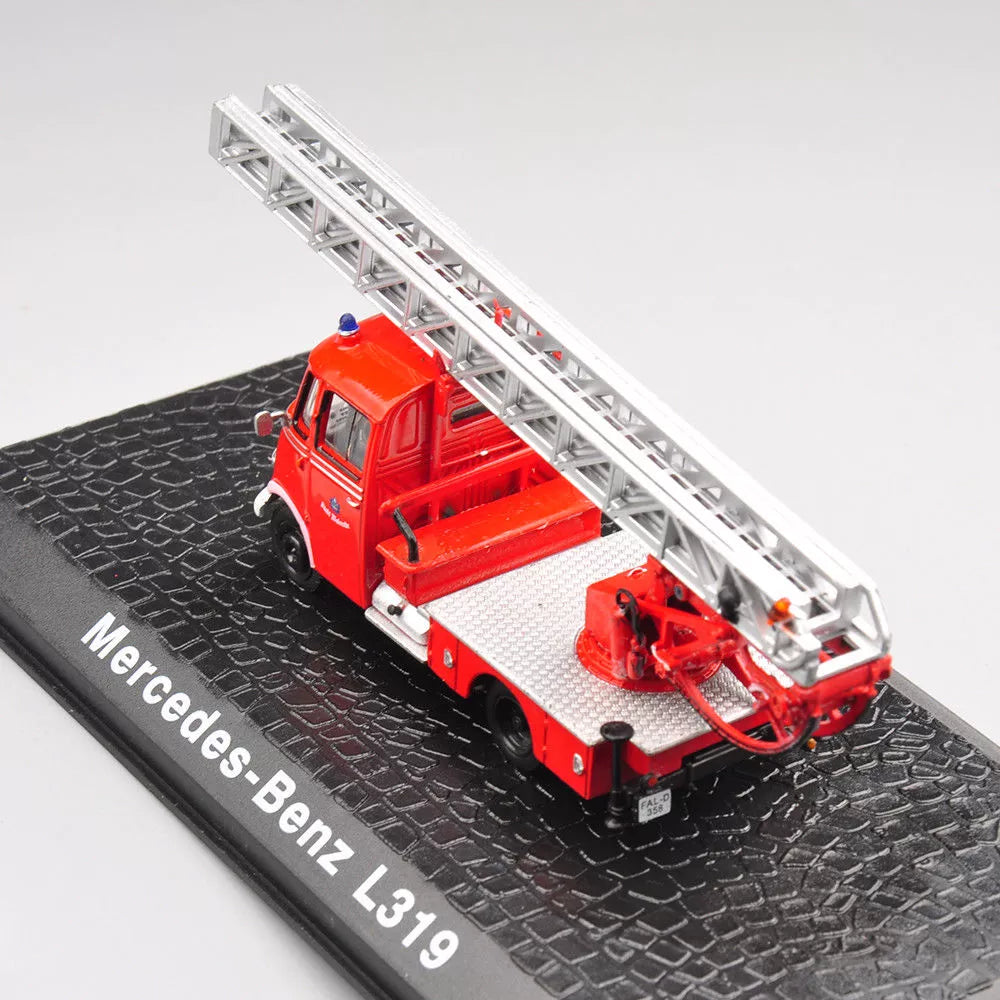 1/72 Scale Mercedes-Benz L 319 Fire Truck Diecast Model