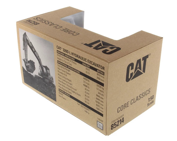 1/50 Scale Caterpillar 320D L Hydraulic Excavator Diecast Model DM85214