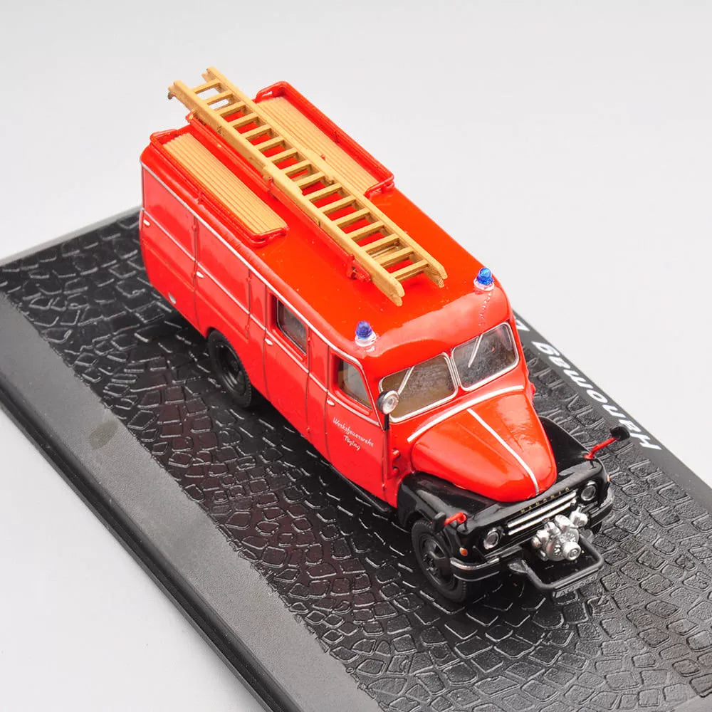 1/72 Scale Hanomag L 28 Fire Truck Diecast Model