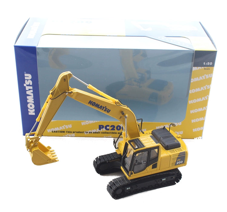 1/50 Scale Komatsu PC200 Hydraulic Excavator Diecast Model