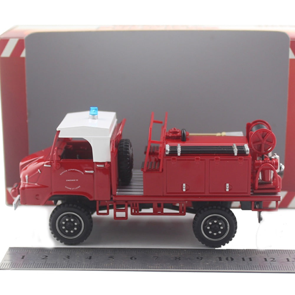 1/43 Scale Simca Unic Marmon Bocquet Fire Truck Diecast Model