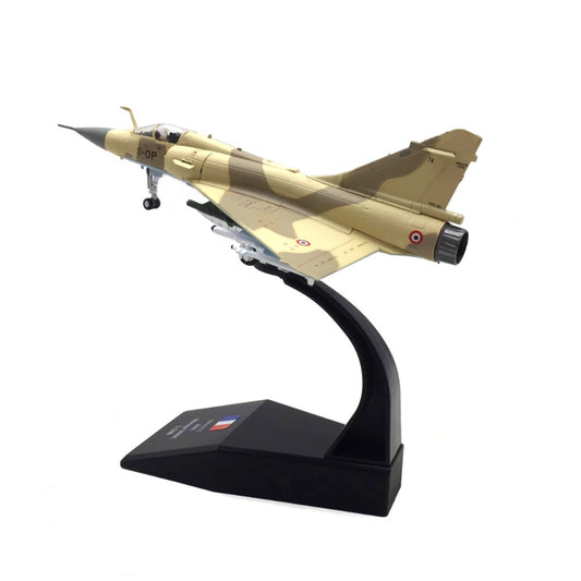 1/100 Scale Dassault Mirage 2000 French Multirole Jet Fighter Diecast Model Aircraft