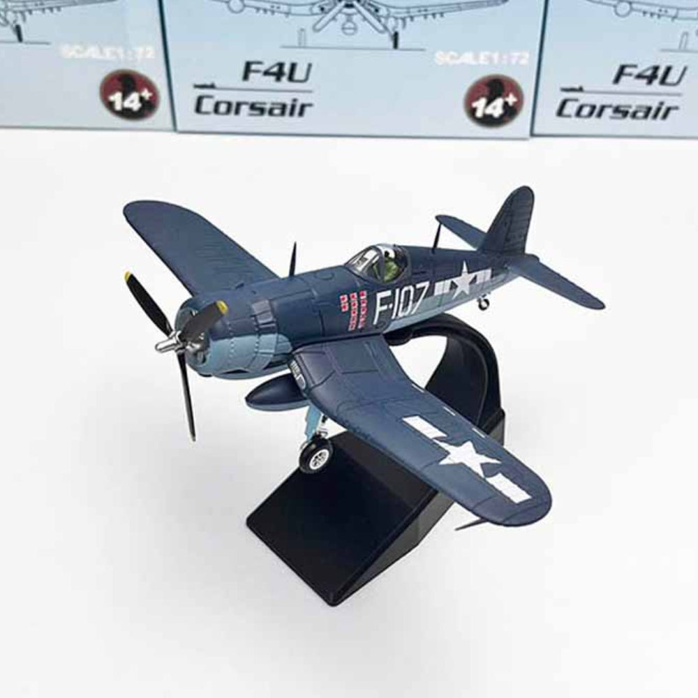 1/72 Scale Vought F4U-1 Corsair Carrier-based Fighter Aircraft Diecast Model