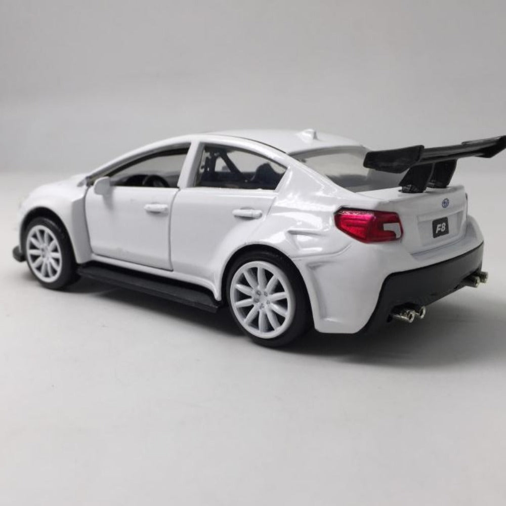 1/32 Scale Subaru WRX STI Sports Car Diecast Model