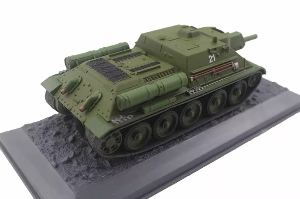 1/43 Scale 1943 SU-122 WWII Soviet Self-Propelled Howitzer Diecast Model