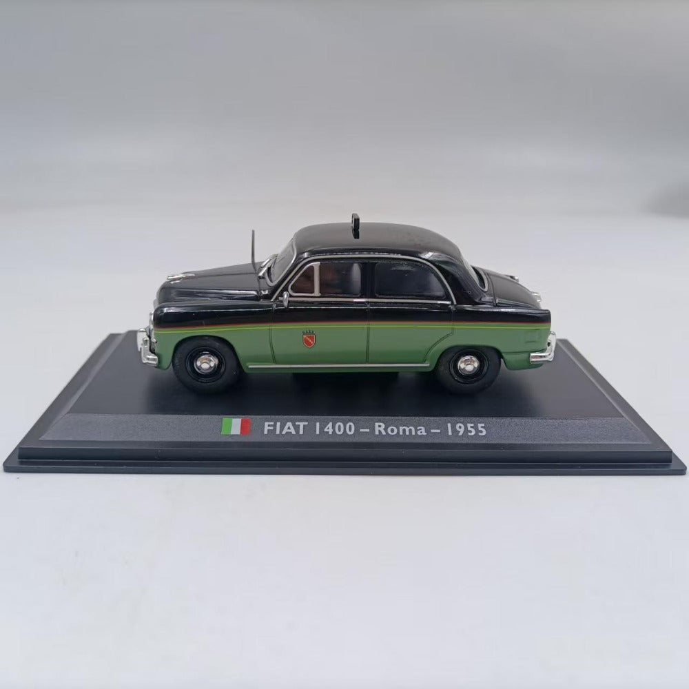 1/43 Scale 1955 Fiat 1400 Roma Taxi Diecast Model Car