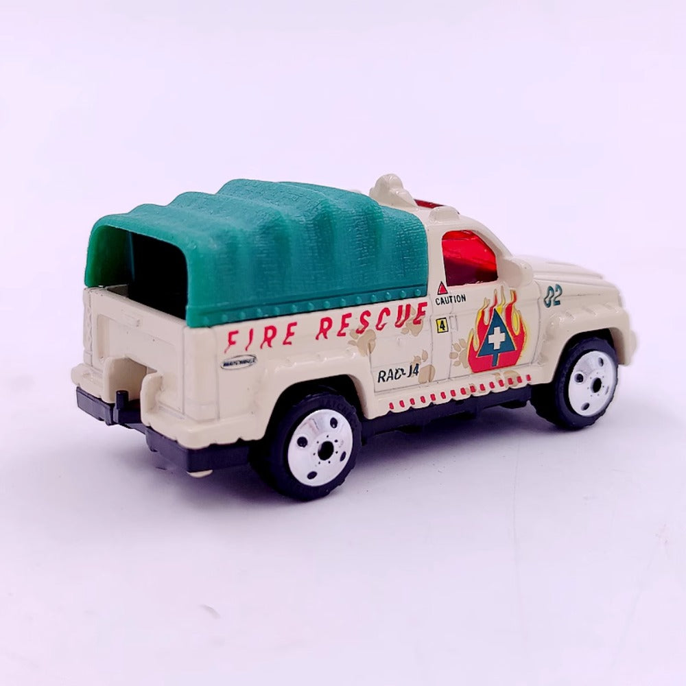 Matchbox Troop Carrier Fire Rescue Truck Diecast Model