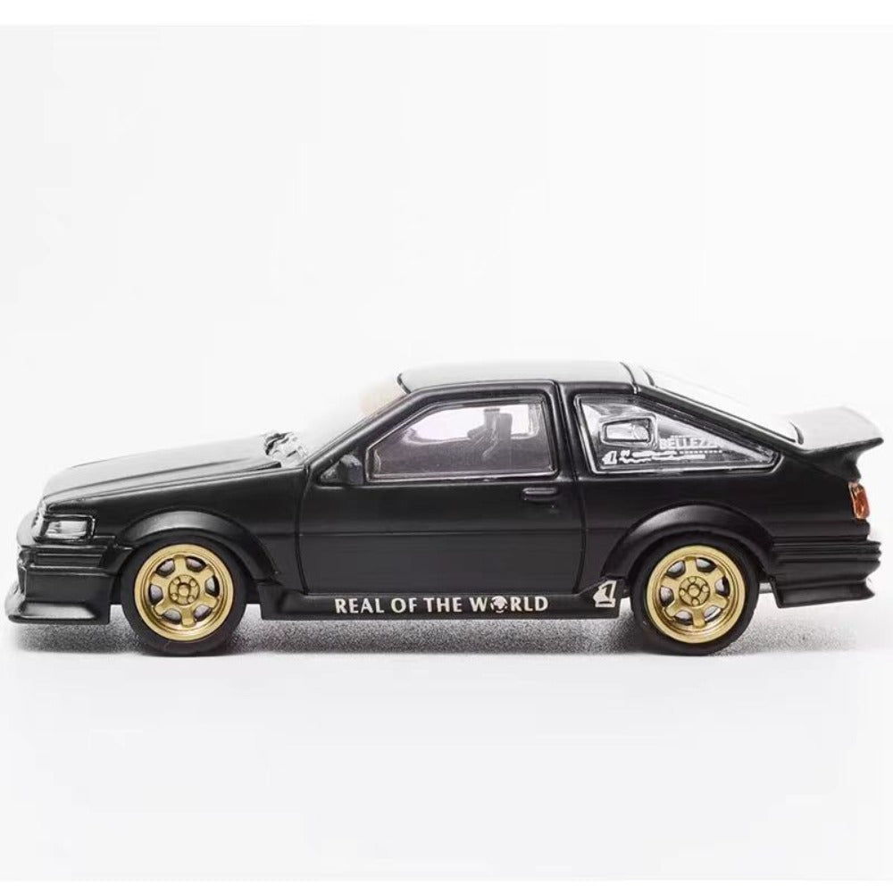 1/64 Scale Toyota AE86 Corolla Levin GT-APEX Diecast Model Car
