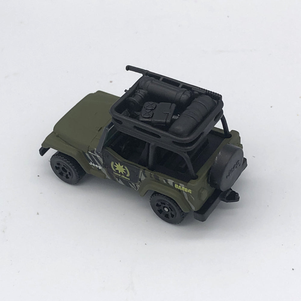 1/56 Scale Matchbox 1998 Jeep Wrangler SUV Diecast Model Car