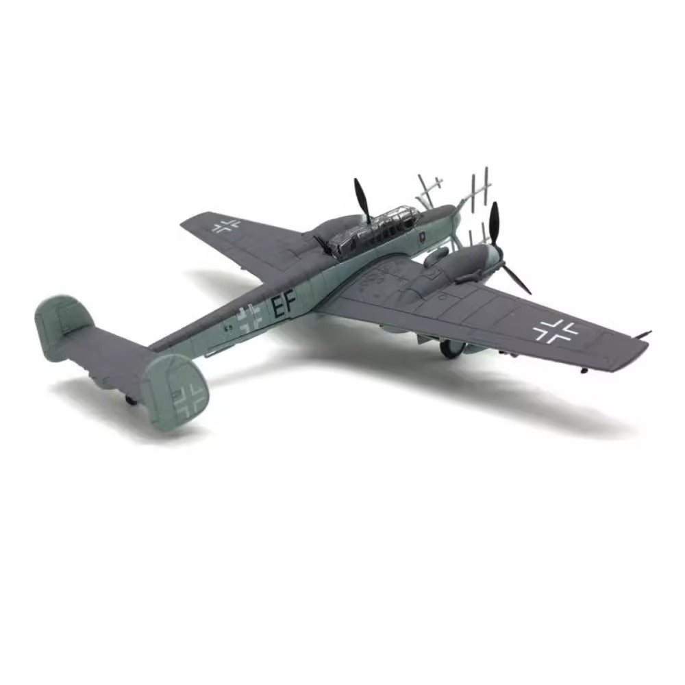 1/100 Scale Messerschmitt Bf 110 G-4 German WWII Night Fighter Diecast Model Aircraft