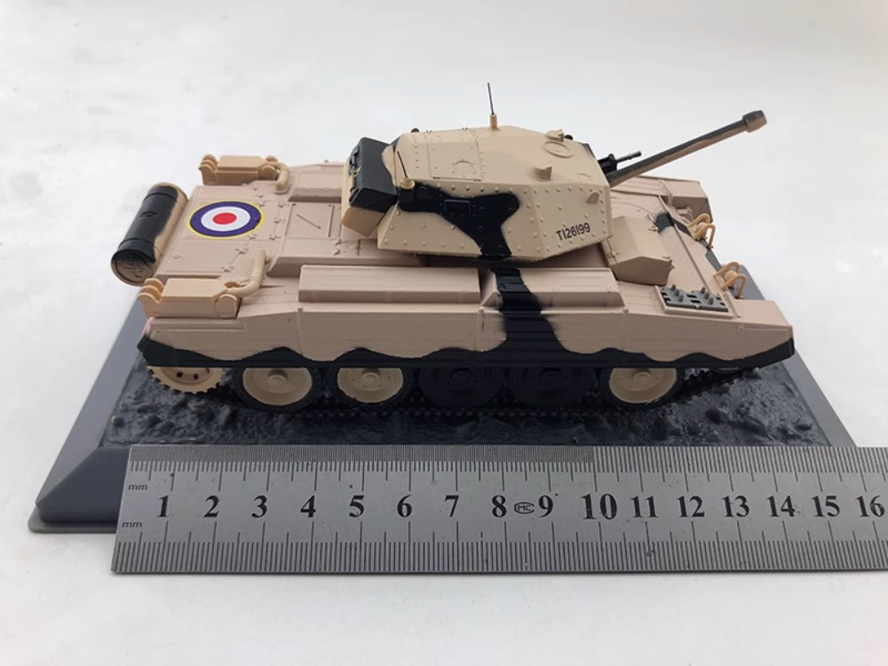 1/43 Scale 1943 Crusader Cruiser Mk VI WWII British Tank Diecast Model