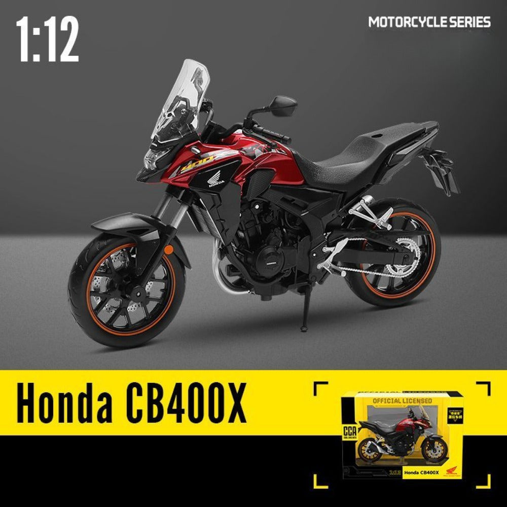 1/12 Scale Honda CB400X Adventure Touring Bike Diecast Model Motorcycle