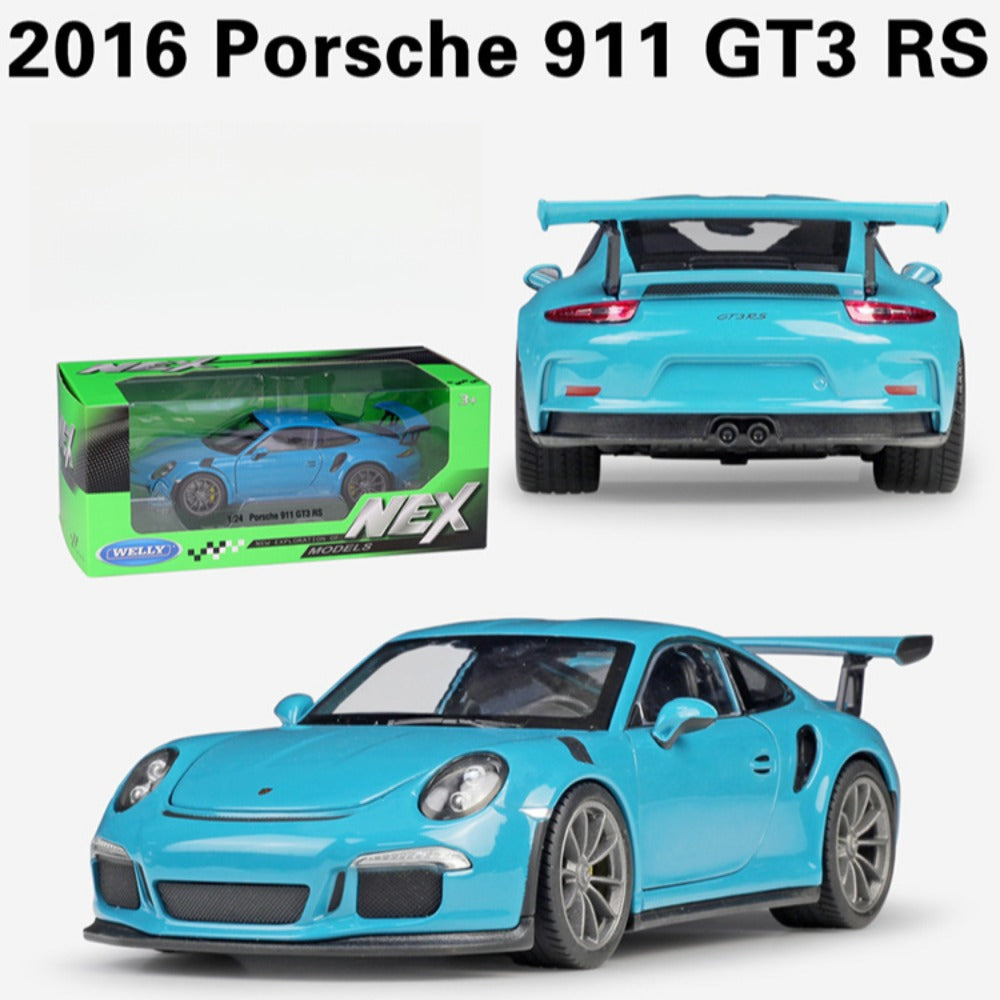 1/24 Scale 2016 Porsche 911 GT3 RS Sports Car Diecast Model