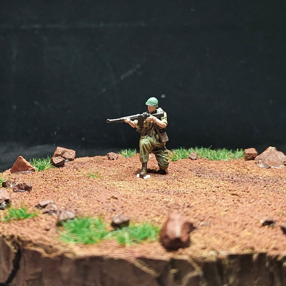 1/72 Scale US Soldiers Painted Figures for Model Dioramas