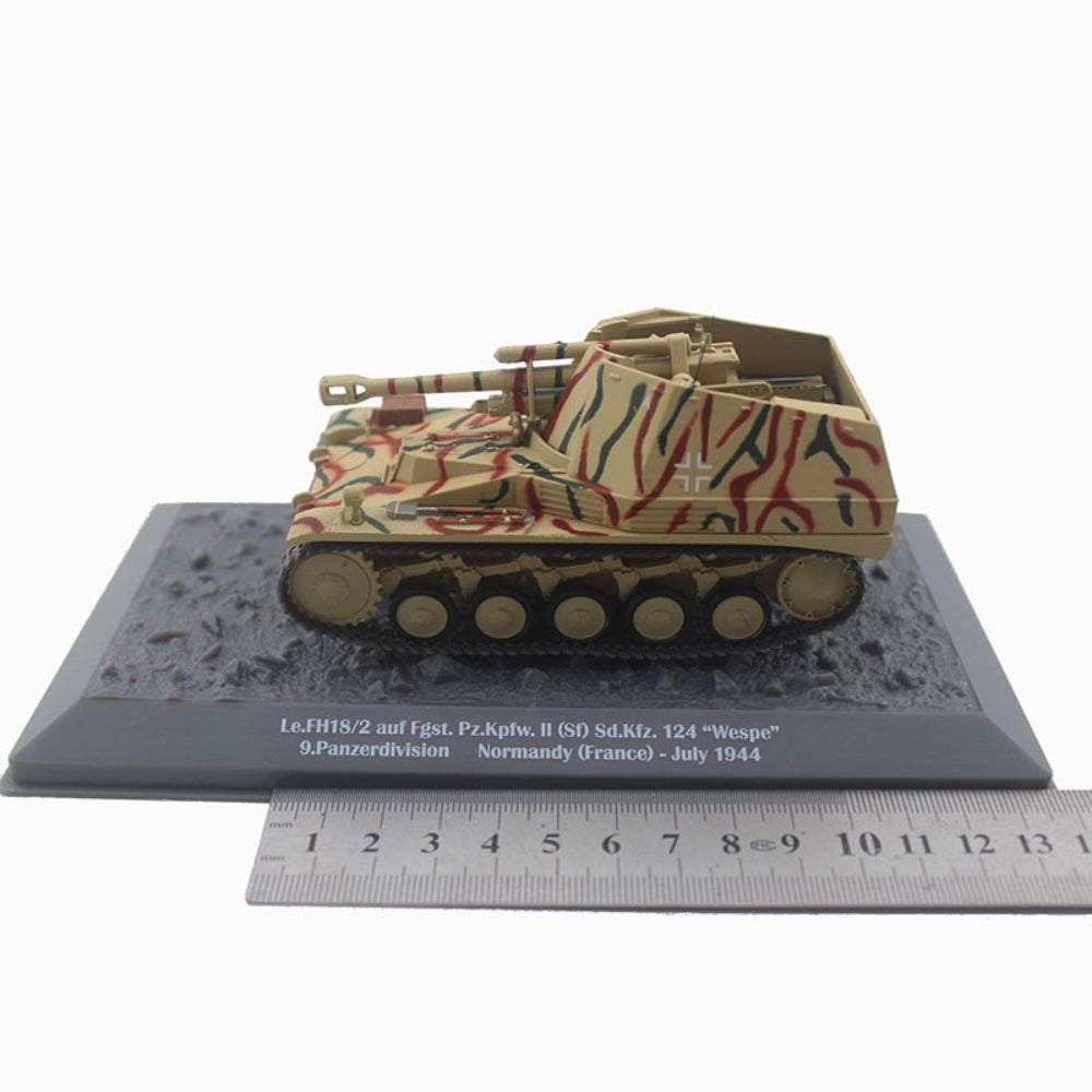1/43 Scale 1944 Sd.Kfz. 124 Wespe WWII German Self-Propelled Gun Diecast Model