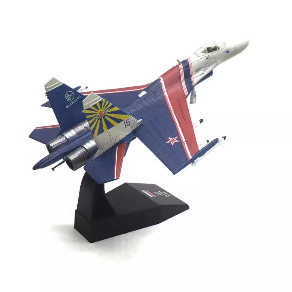 1/100 Scale Sukhoi Su-27 Russian Supersonic Fighter Aircraft Diecast Model