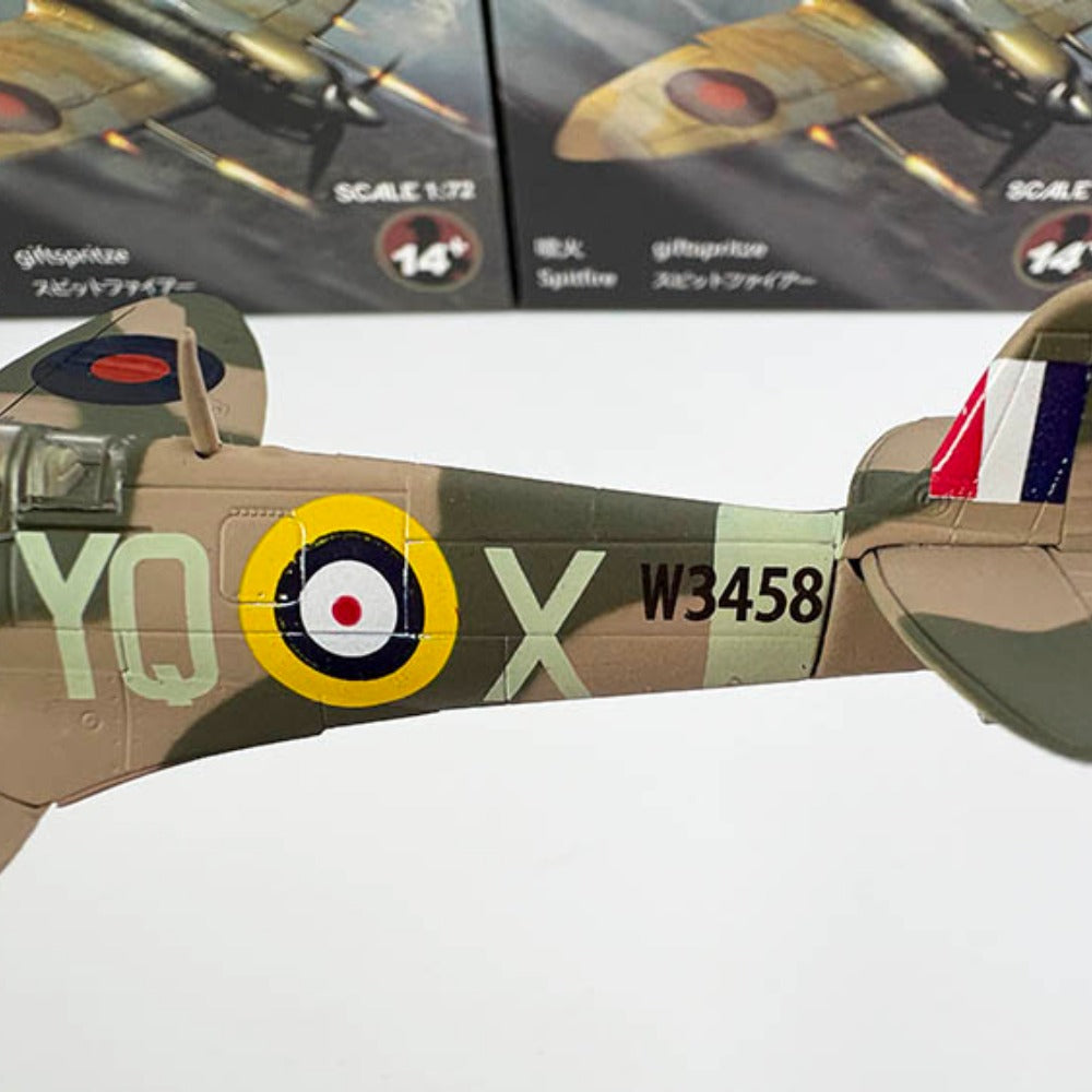 1/72 Scale 1941 Supermarine Spitfire Mk Vb WWII Fighter Interceptor Aircraft Diecast Model