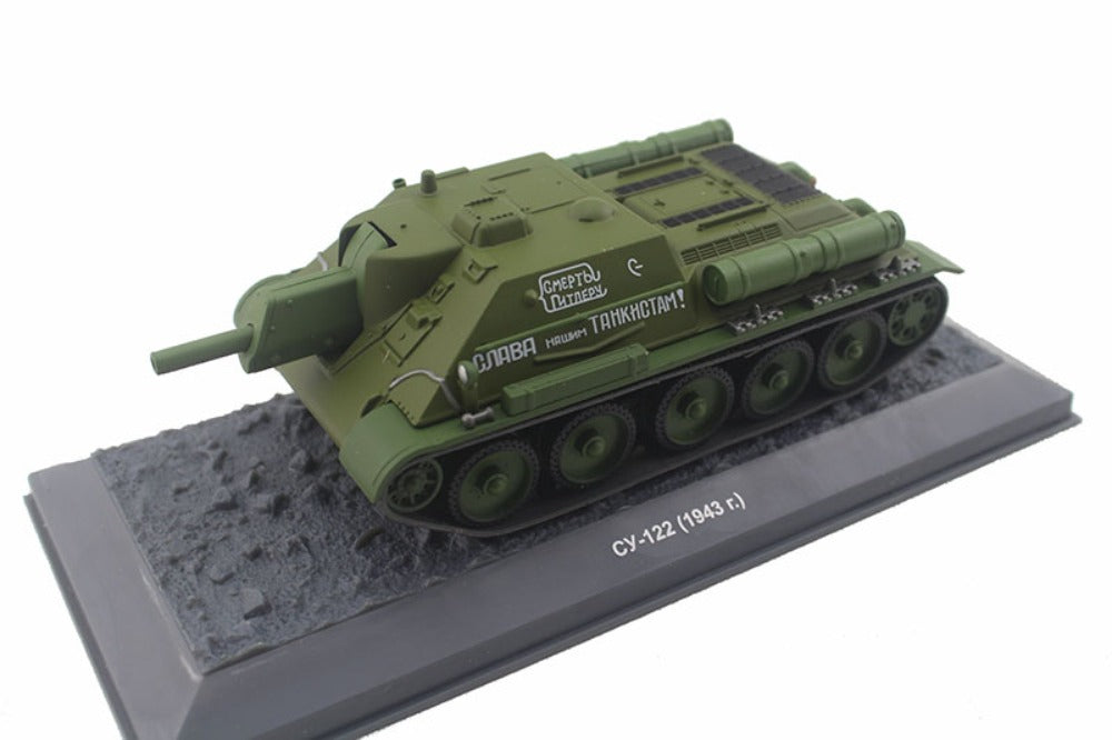 1/43 Scale 1943 SU-122 WWII Soviet Self-Propelled Howitzer Diecast Model