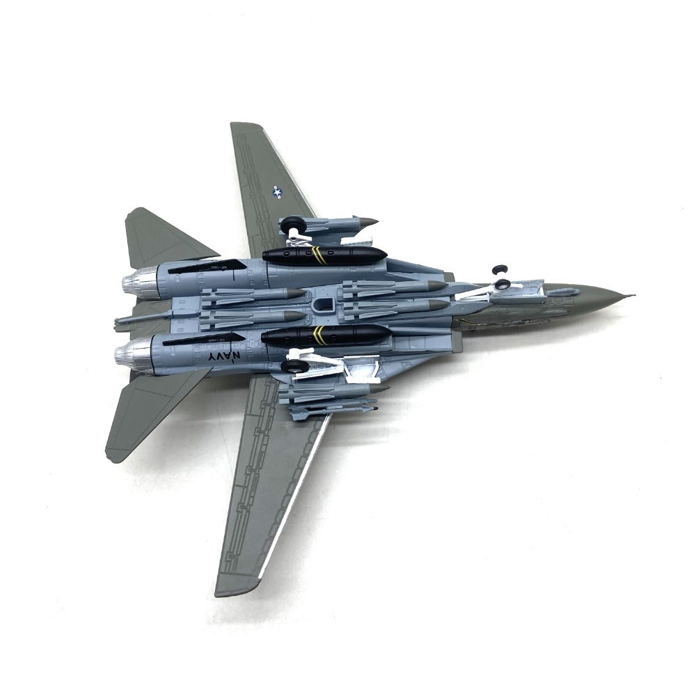 1/100 Scale Grumman F-14A Tomcat American Fighter Diecast Model Aircraft