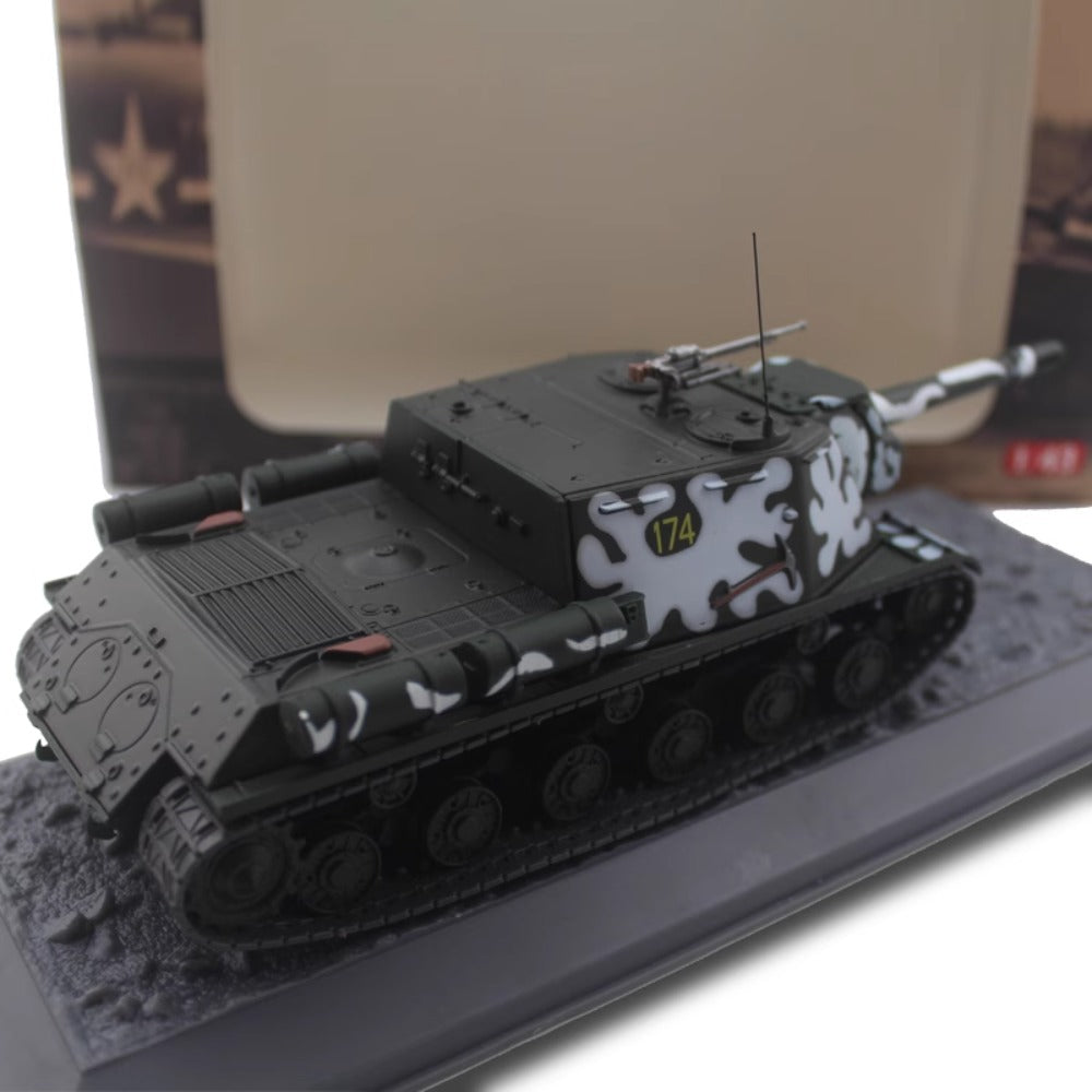 1/43 Scale 1944 ISU-152 WWII Soviet Self-Propelled Gun Diecast Model