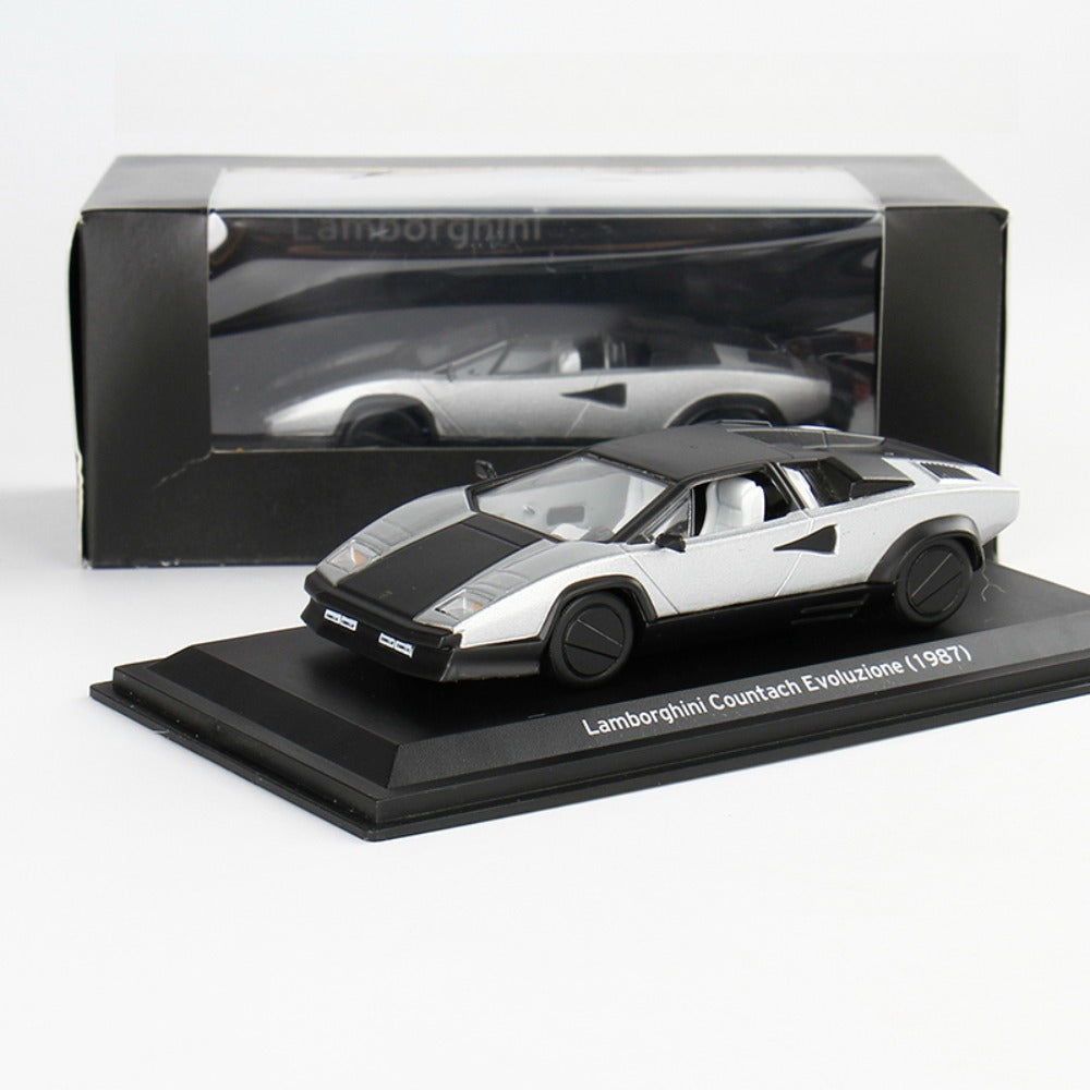 1/43 Scale 1987 Lamborghini Countach Evoluzione Diecast Model Car