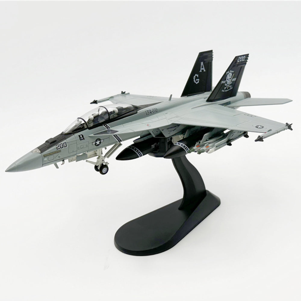 1/72 Scale Boeing F/A-18/F Super Hornet US Navy VFA-103 Jolly Rogers Multirole Fighter Diecast Model Aircraft