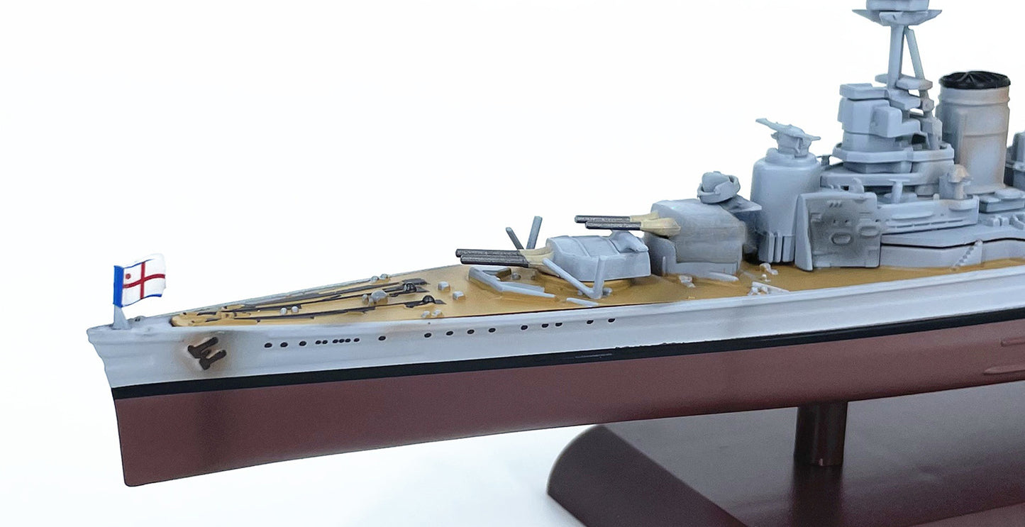 1/1000 Scale HMS Hood Royal Navy Admiral-Class Battlecruiser Diecast Model