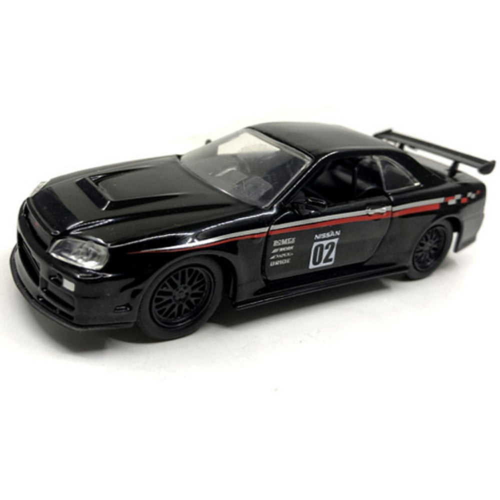 1/32 Scale 2002 Nissan Skyline GT-R Sports Car Diecast Model