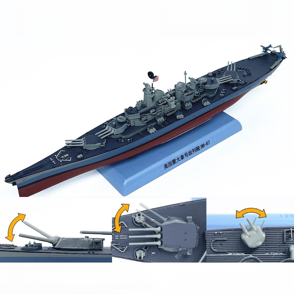 1/1000 Scale USS Montana BB-67 Battleship Diecast Model