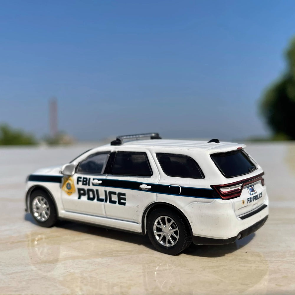 1/64 Scale 2018 Dodge Durango FBI Police Diecast Model Car