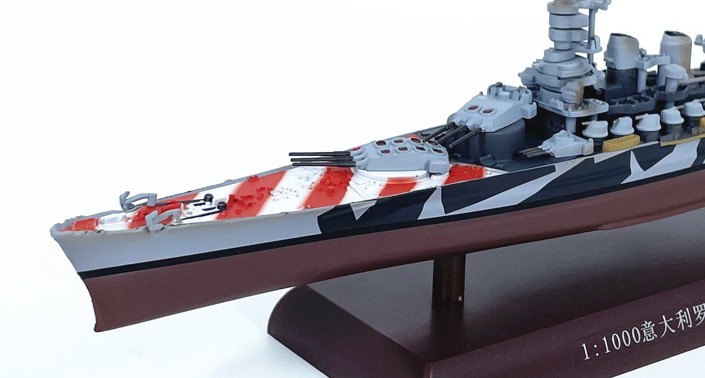 1/1000 Scale Roma Italian Regia Marina Littorio-Class Battleship Diecast Model