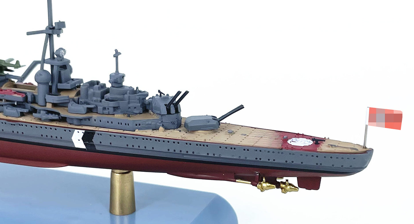 1/1000 Scale Prinz Eugen WWII German Admiral Hipper-Class Heavy Cruiser Diecast Model