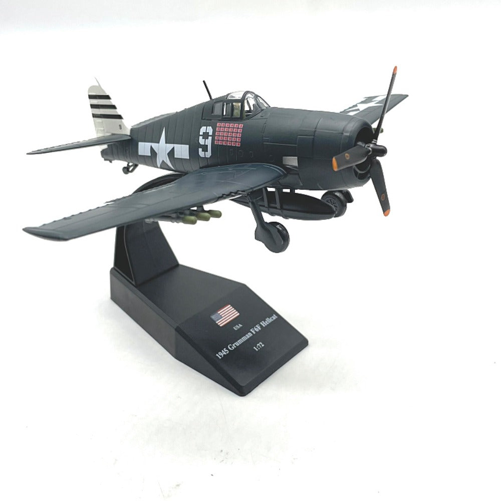 1/72 Scale Grumman F6F Hellcat American Carrier-based Fighter Diecast Model Aircraft