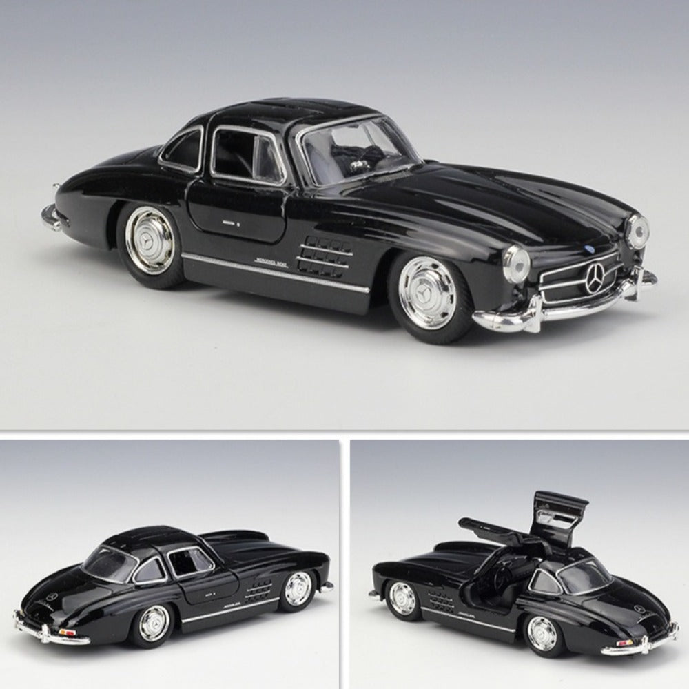 1/36 Scale Mercedes-Benz 300 SL Sports Car Diecast Model Pull Back Toy