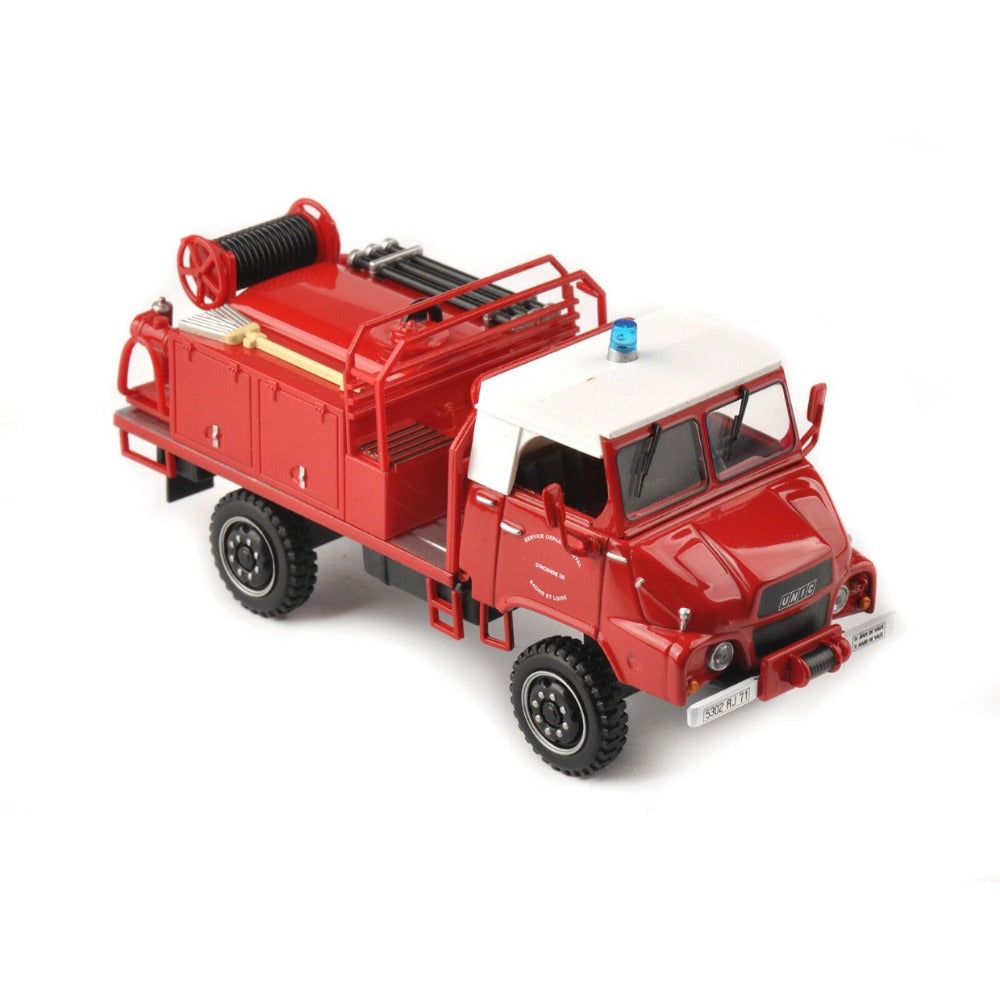 1/43 Scale Simca Unic Marmon Bocquet Fire Truck Diecast Model