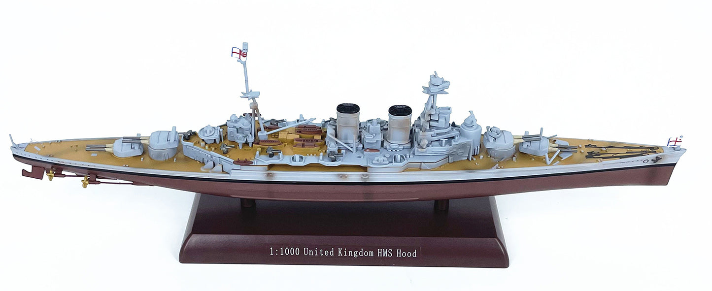 1/1000 Scale HMS Hood Royal Navy Admiral-Class Battlecruiser Diecast Model