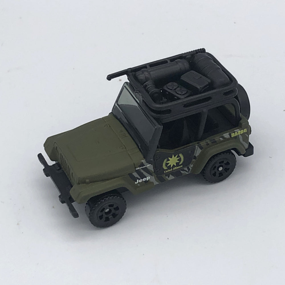 1/56 Scale Matchbox 1998 Jeep Wrangler SUV Diecast Model Car