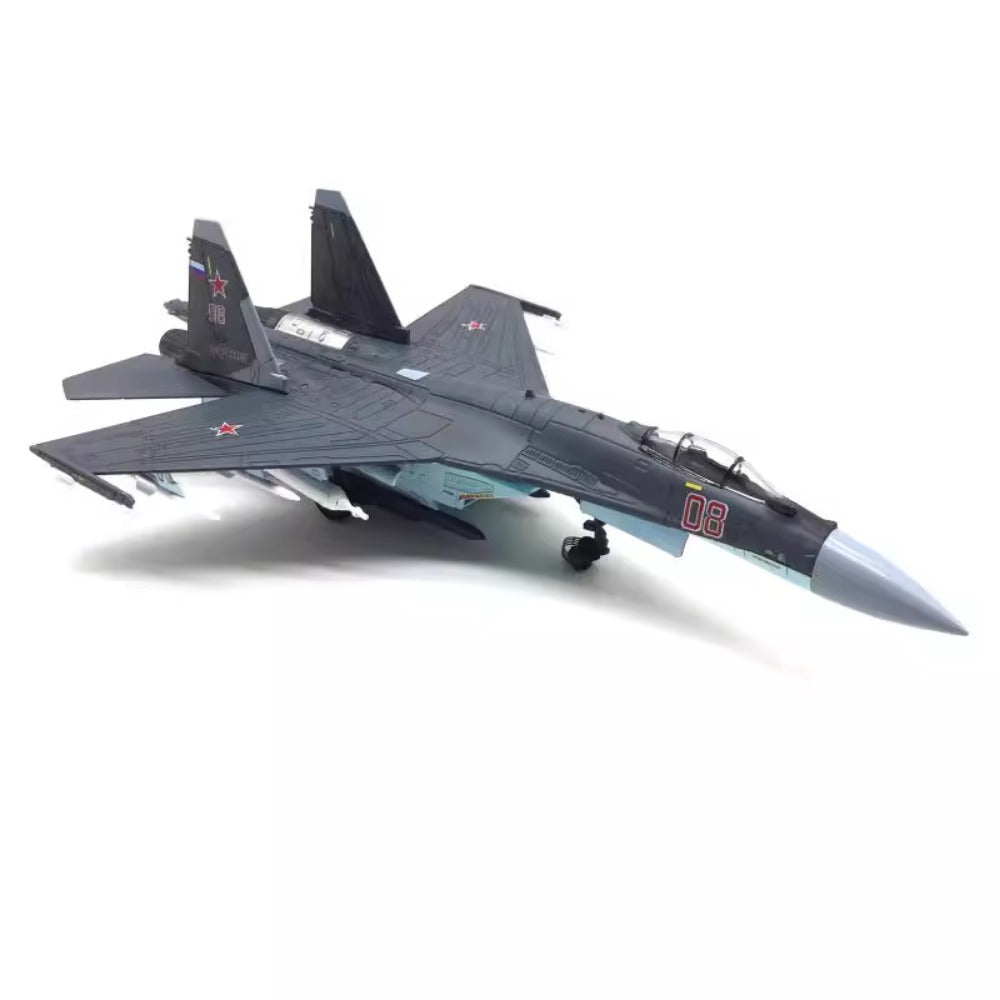 Russian Air Force Su-35 Flanker-E Fighter 1/100 Scale Diecast Aircraft Model