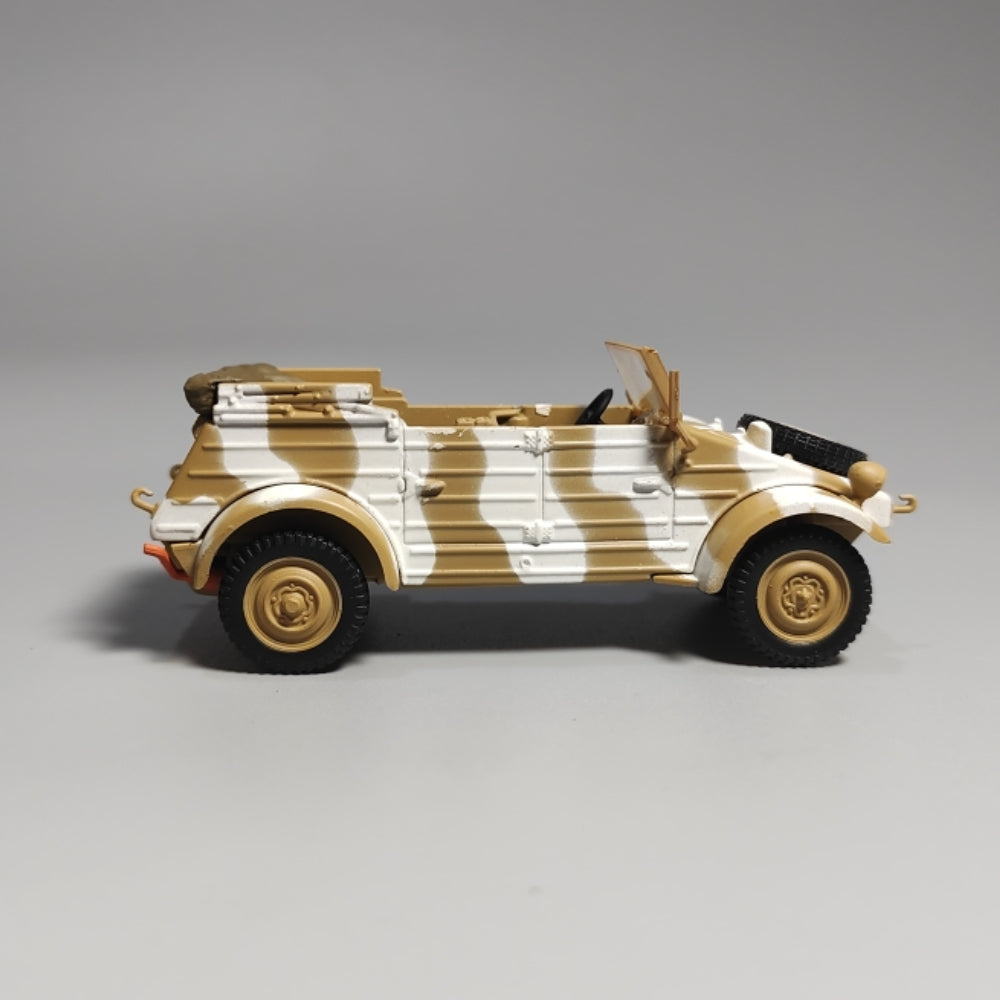 1/43 Scale 1944 Volkswagen Type 82 Kübelwagen WWII German Military Light Utility Vehicle Diecast Model